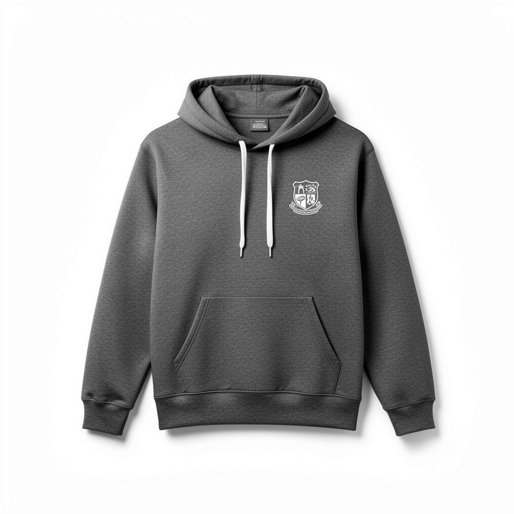 Charcoal Hoodie Leavers Hoodie