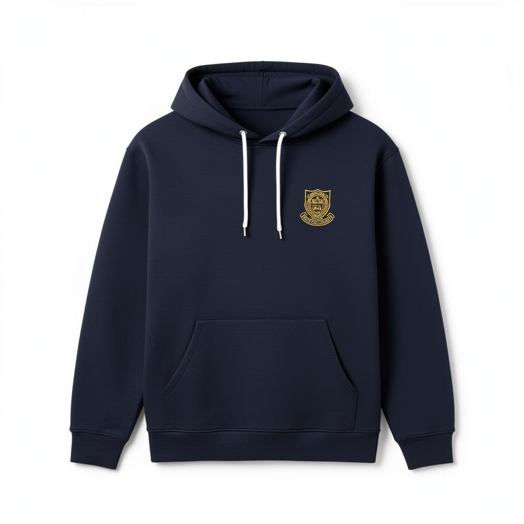 Navy & Gold Hoodie Leavers Hoodie